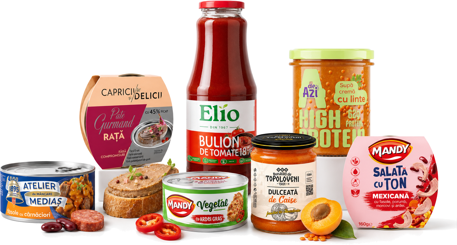 Produse din portofoliul Morad Foods