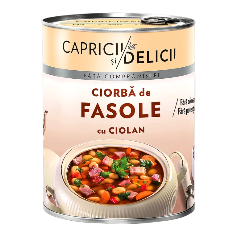 Capricii și Delicii Ciorbă de fasole cu ciolan 400 g