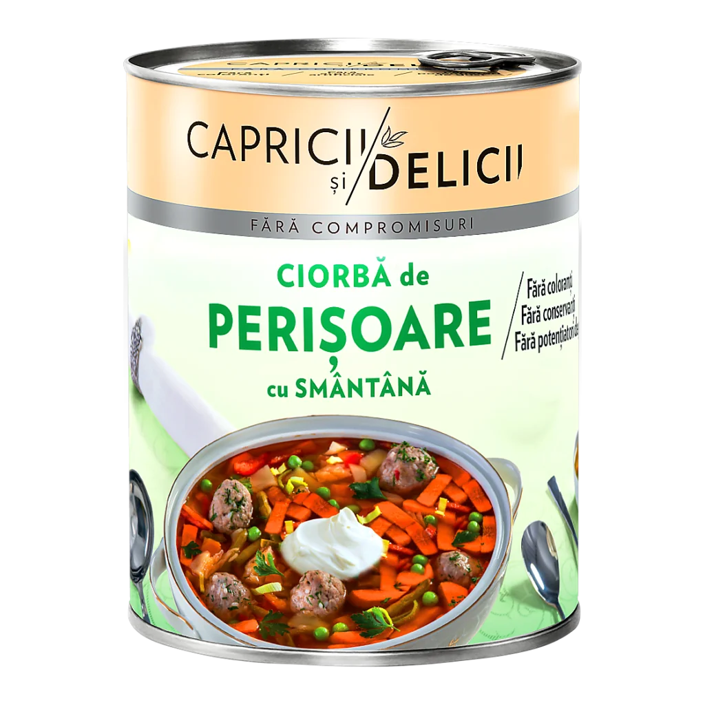 Capricii și Delicii Ciorbă de perisoare 400 g