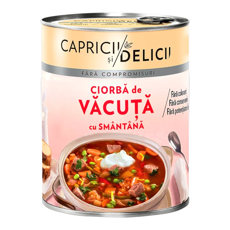 Capricii și Delicii Ciorbă de vacuta 400 g