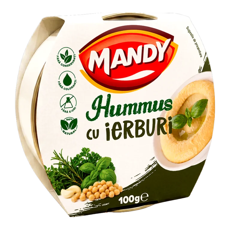 Mandy Hummus cu ierburi 100 g