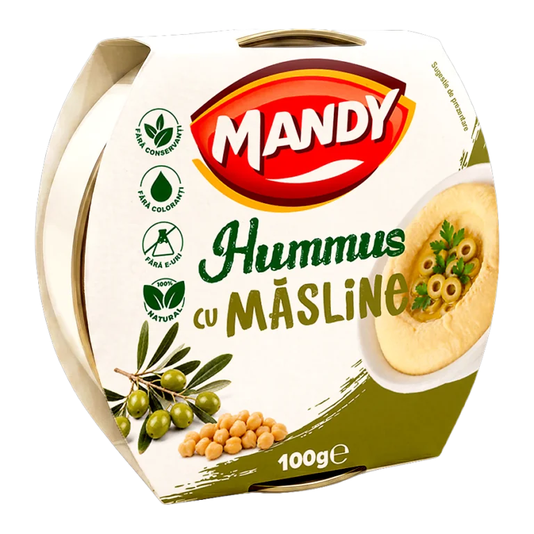 Mandy Hummus cu măsline 100 g