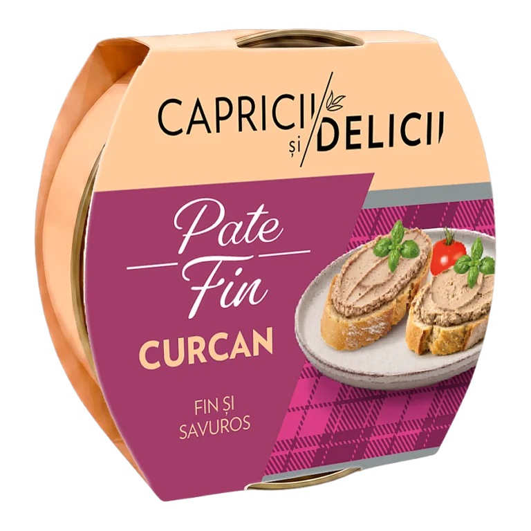 Capricii și Delicii Pate fin curcan 20% 120 g
