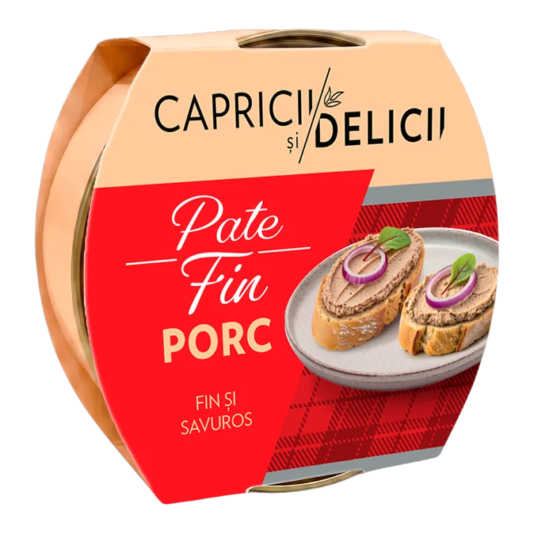 Capricii și Delicii Pate fin porc 20% 120 g