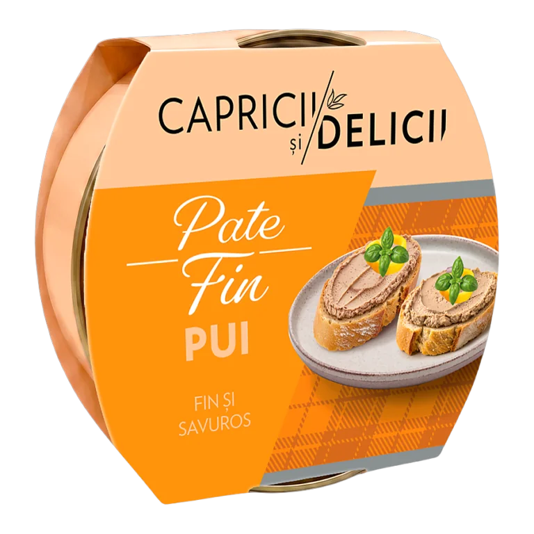 Capricii și Delicii Pate fin pui 20% 120 g