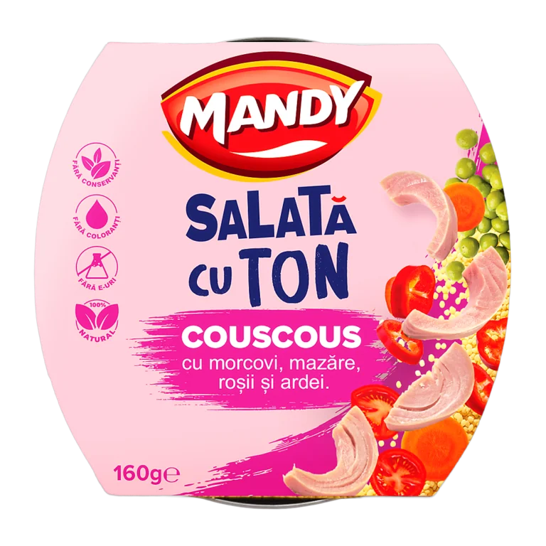 Mandy Salată cu ton și couscous 160 g