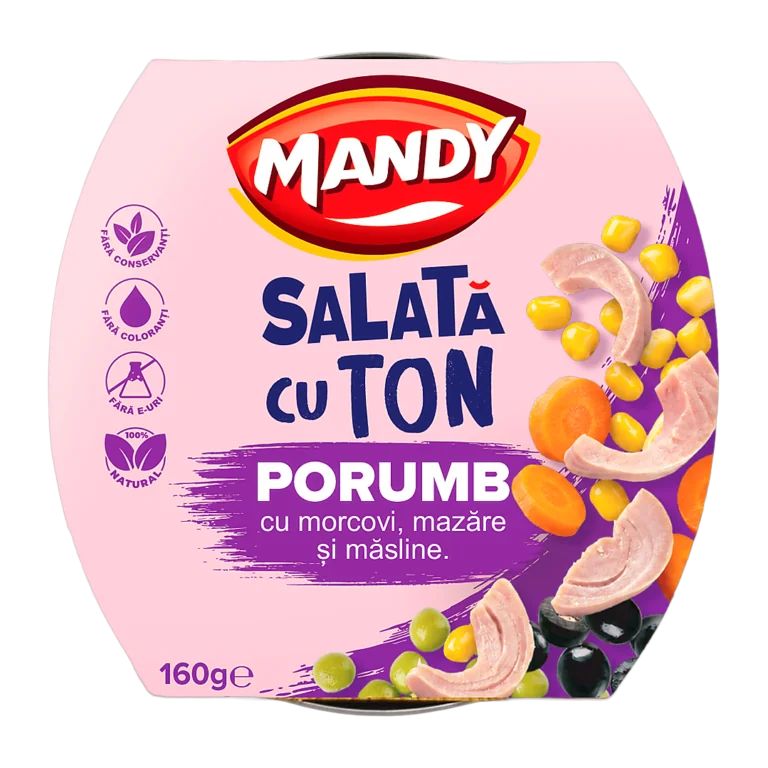 Mandy Salată cu ton și porumb 160 g