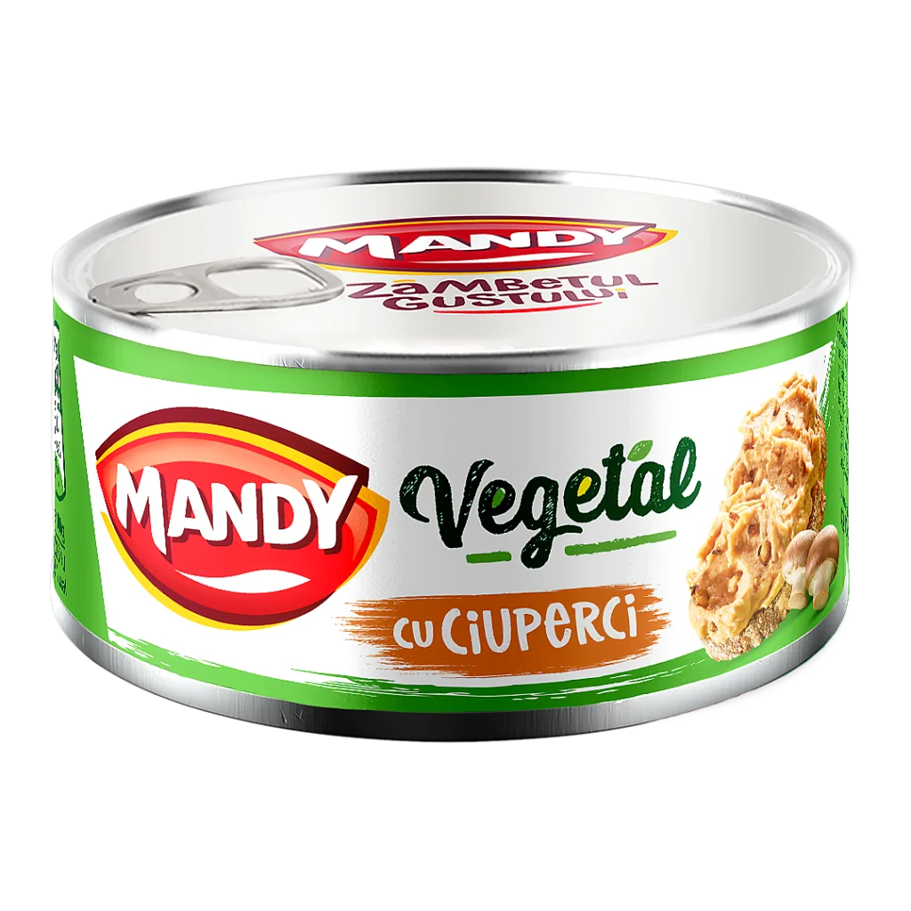Mandy Vegetal cu ciuperci 120 g