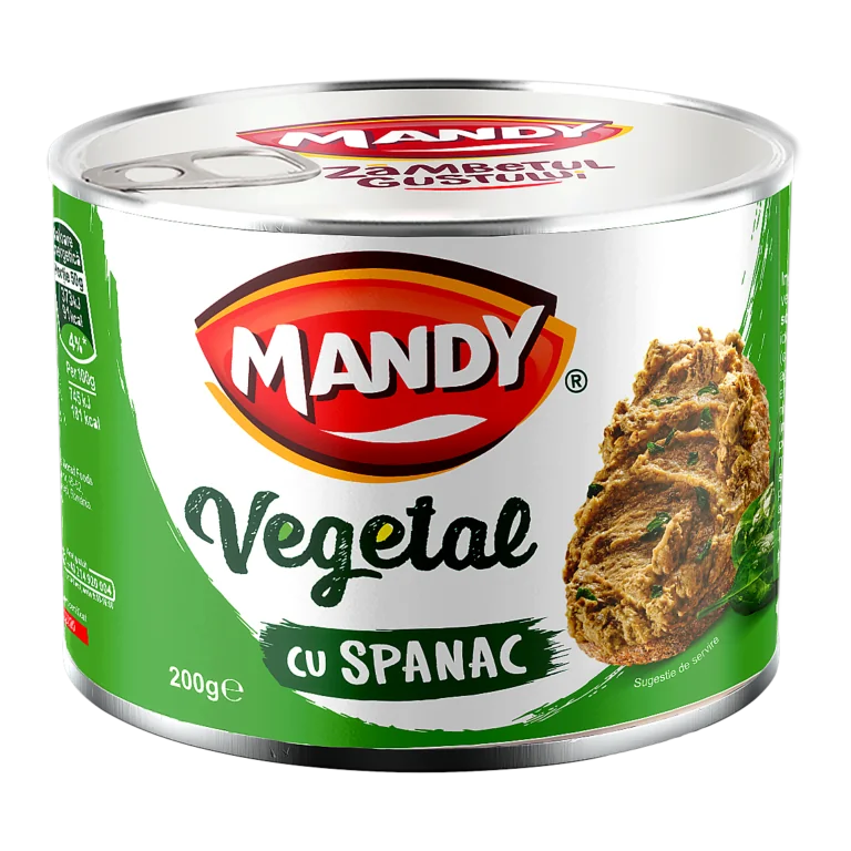 Mandy Vegetal cu spanac 200 g