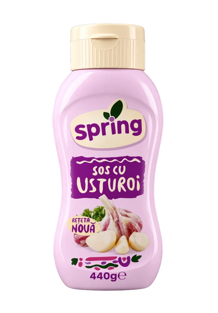 Spring Sos cu usturoi 440 g