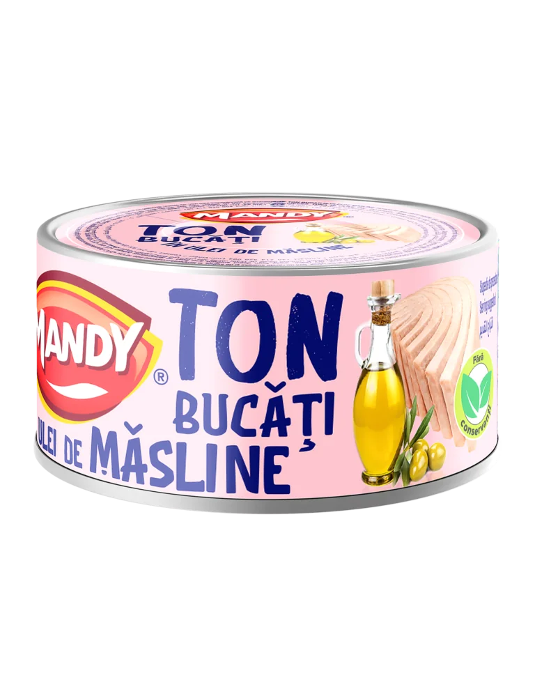 Mandy Ton bucăți în ulei de măsline 160 g