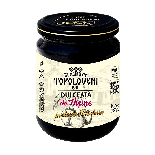 Bunătăți de Topoloveni Dulceață de vișine 250 g
