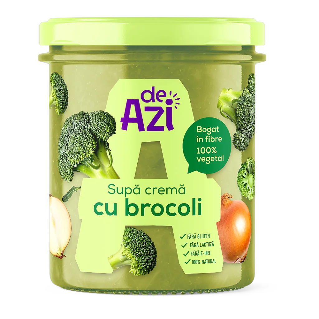 de Azi Supă cremă cu broccoli 390 g
