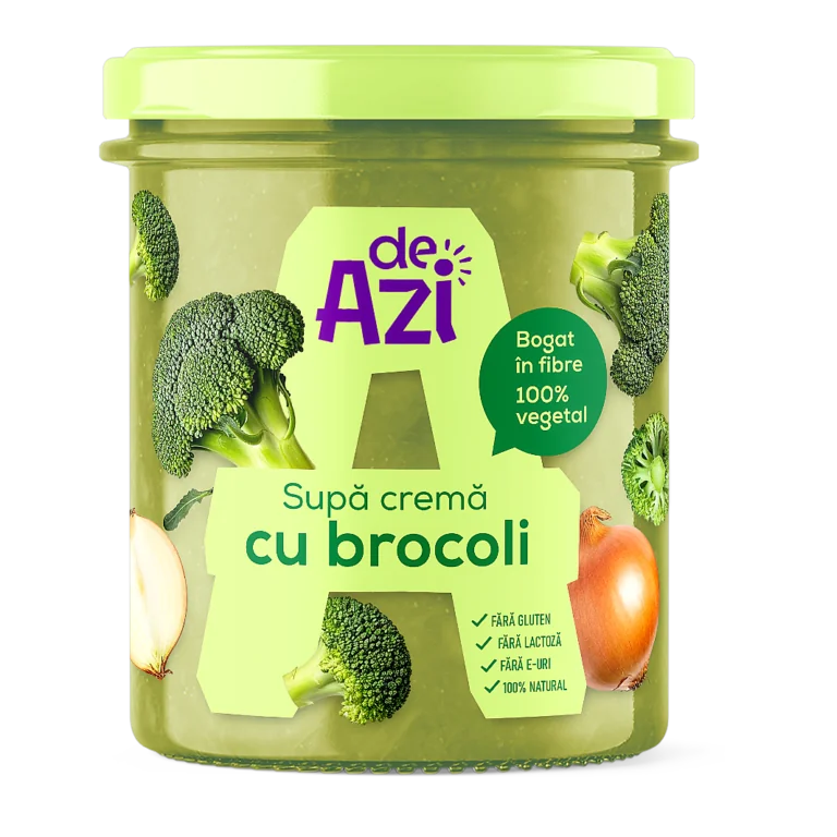 de Azi Supă cremă cu broccoli 390 g