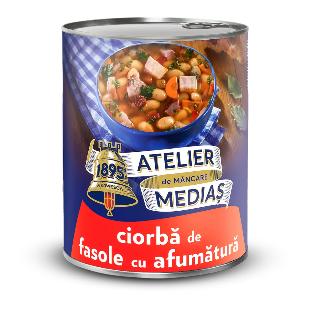 Atelier Mediaș Ciorbă de fasole cu afumatura