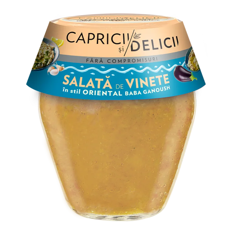 Capricii și Delicii Salată de vinete orientala 290 g