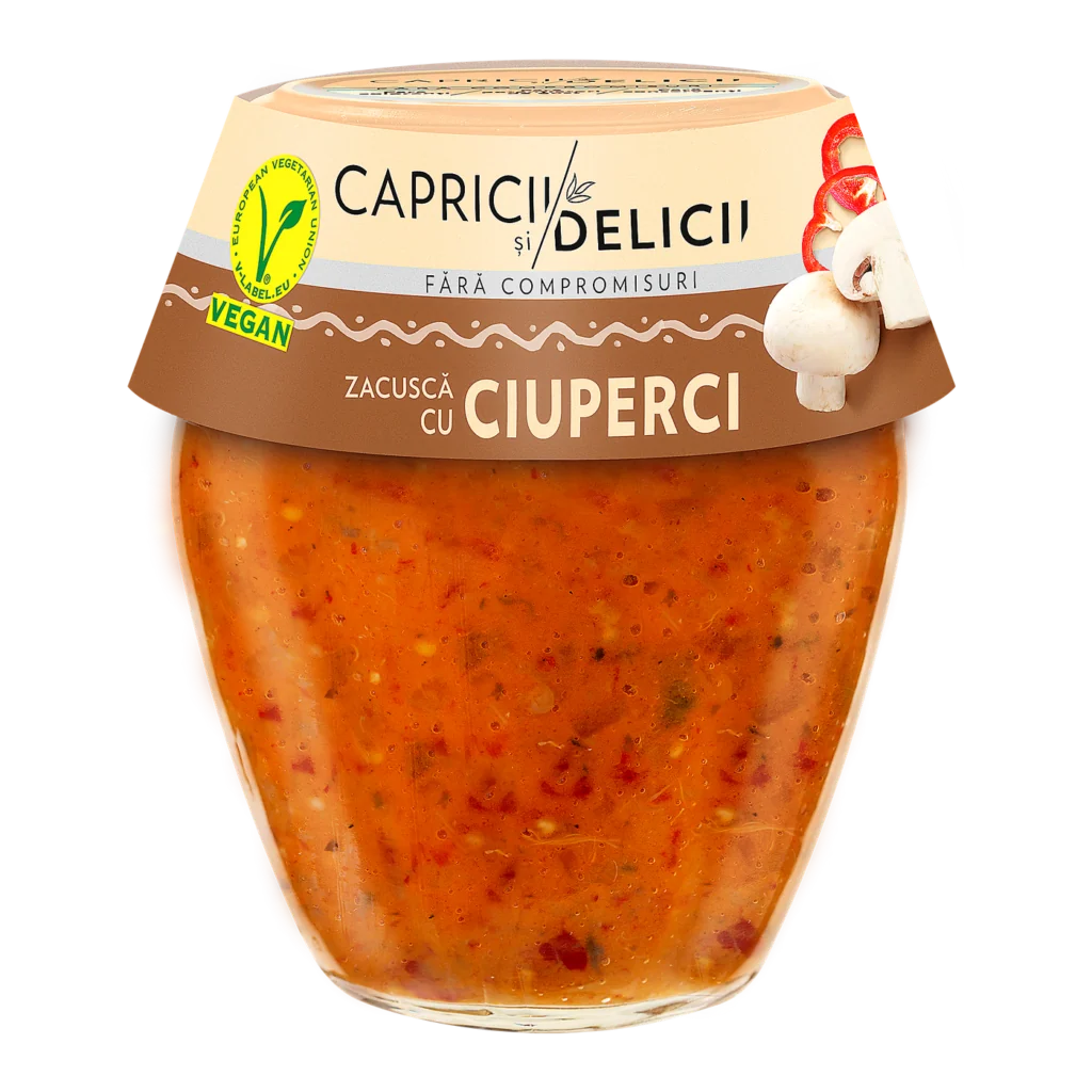 Capricii și Delicii Zacuscă cu ciuperci 290 g
