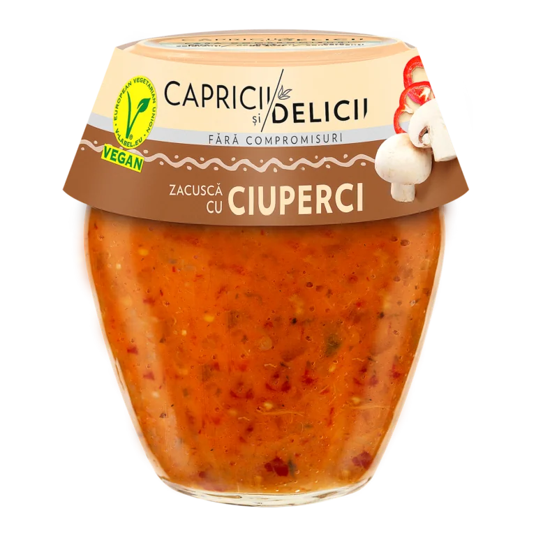Capricii și Delicii Zacuscă cu ciuperci 290 g
