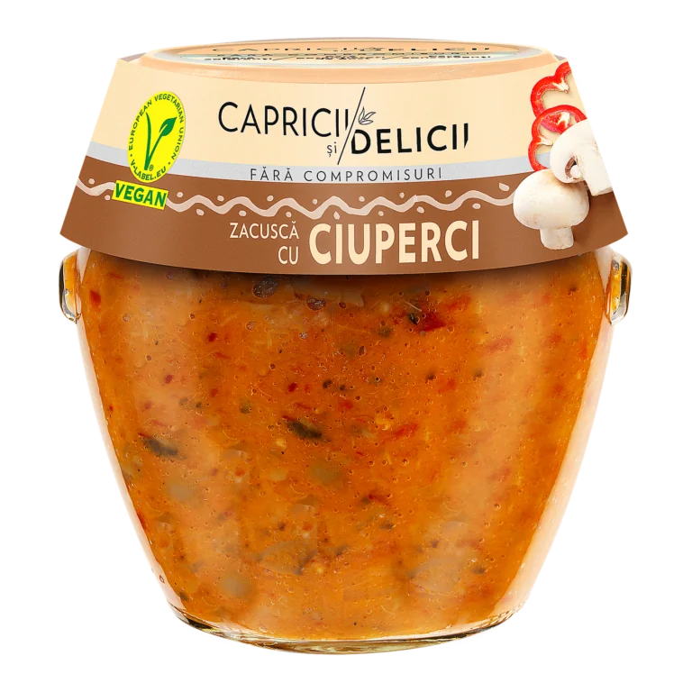 Capricii și Delicii Zacuscă cu ciuperci 550 g