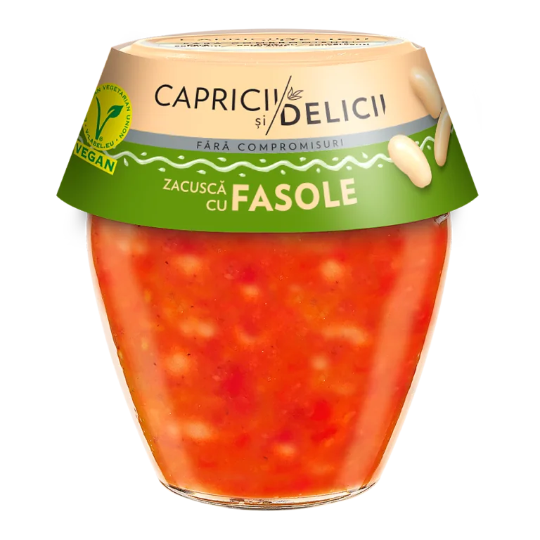 Capricii și Delicii Zacuscă cu fasole 290 g