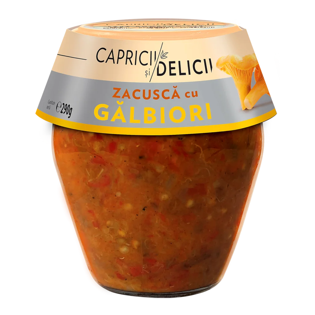 Capricii și Delicii Zacuscă cu galbiori 290 g