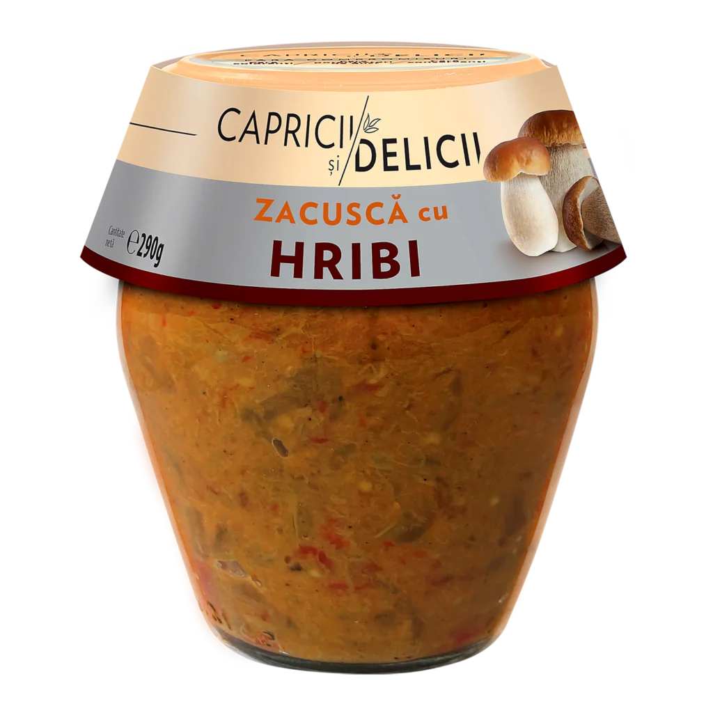Capricii și Delicii Zacuscă cu hribi 290 g