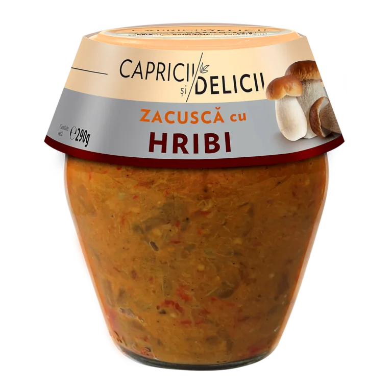 Capricii și Delicii Zacuscă cu hribi 290 g