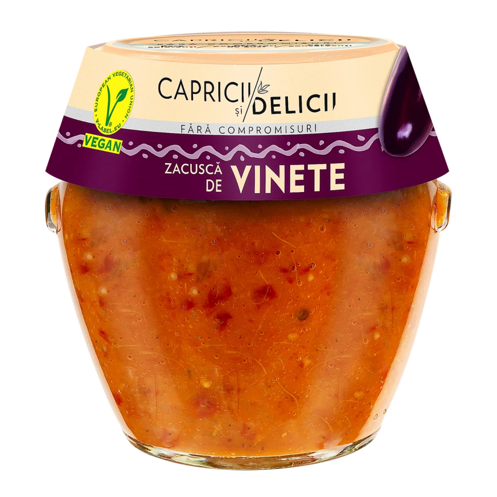 Capricii și Delicii Zacuscă de vinete 550 g