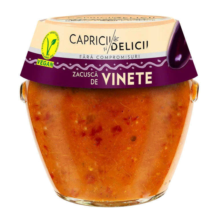 Capricii și Delicii Zacuscă de vinete 550 g