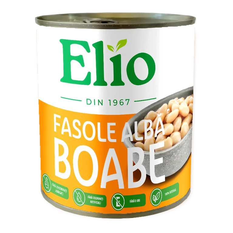 Elio Fasole boabe albă 800 g