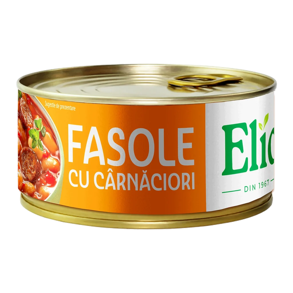 Elio Fasole cu cârnăciori 300 g