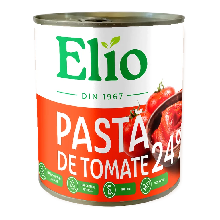 Elio Pastă de tomate 24% 800 g