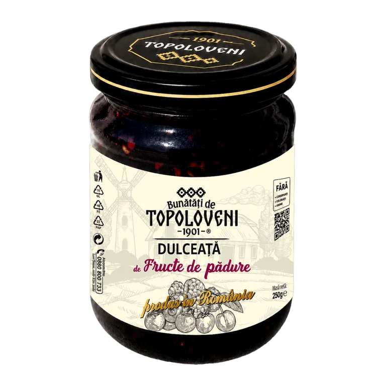 Bunătăți de Topoloveni Dulceață de fructe de pădure 250 g