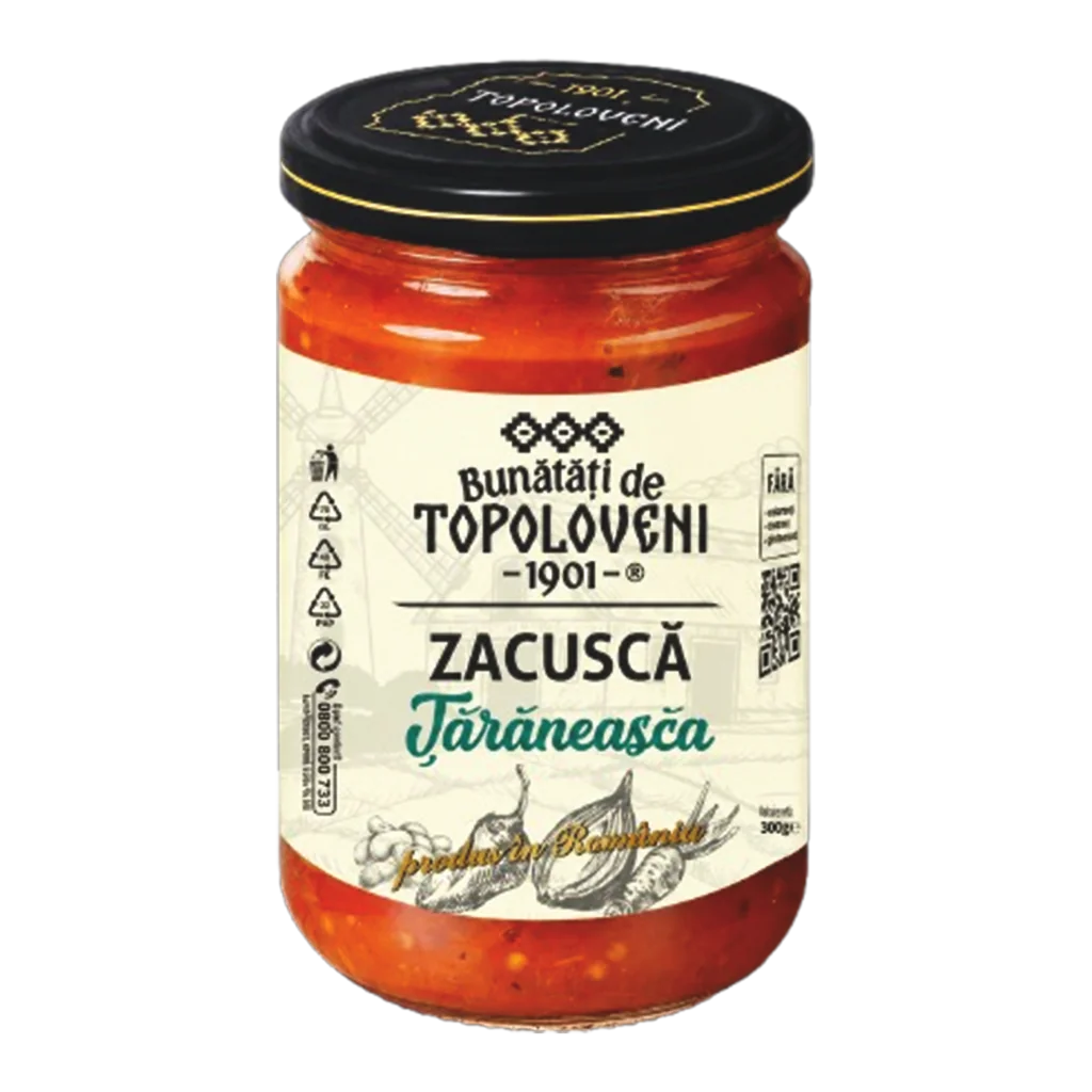 Bunătăți de Topoloveni Zacuscă țărănească 300 g