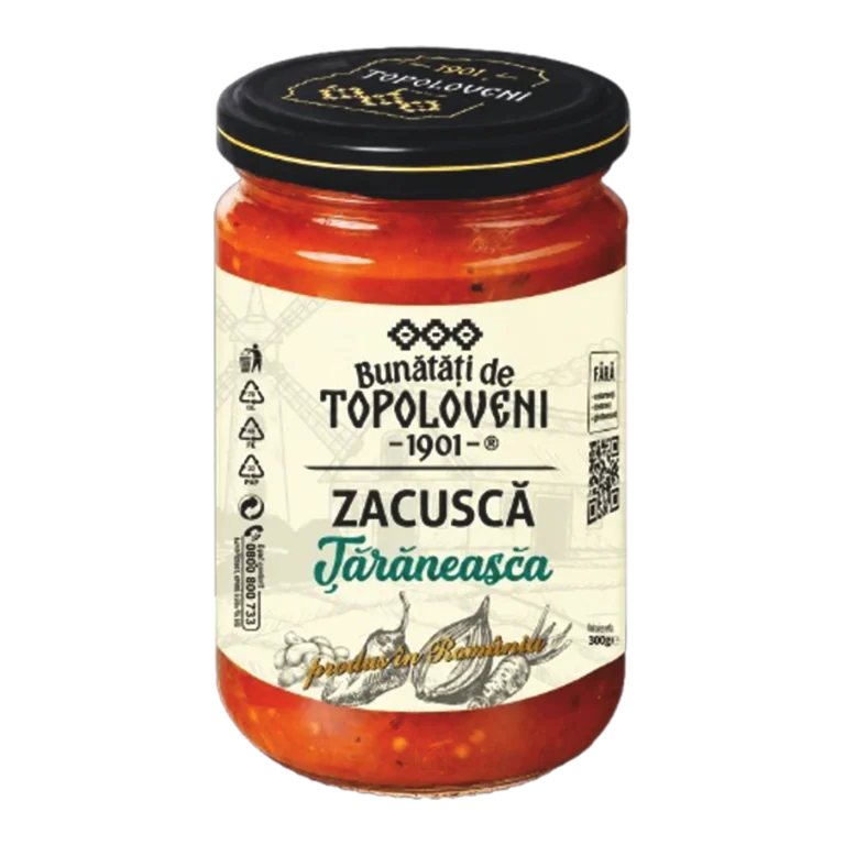 Bunătăți de Topoloveni Zacuscă țărănească 300 g